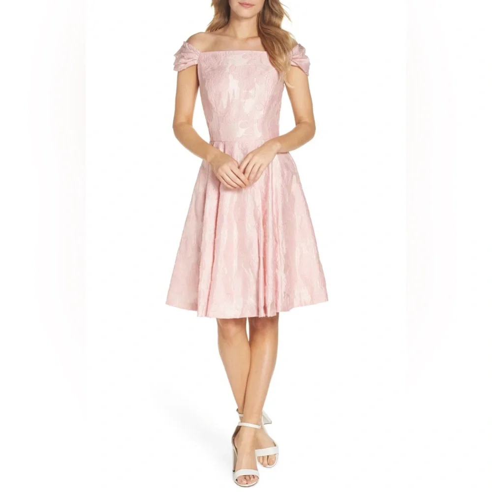 Gal Meets Glam Augusta Off-the-Shoulder Dress - Picture 2 of 8